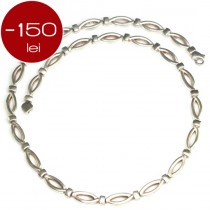 elegant colier choker  " Infinity ". design contemporan. Danemarca cca 1980